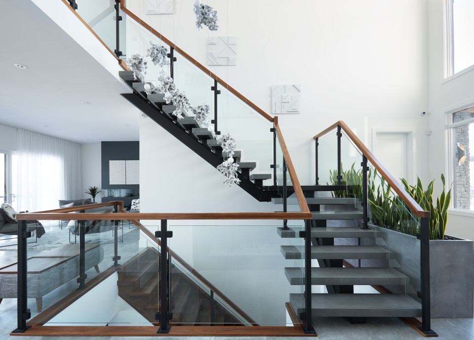 Specialized-Stair-and-Rail-Steel-Concrete-Mono-Stringer-with-Walnut-Railing